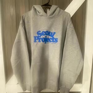Seoul Projects Grey Galaxy Hoodie - Large